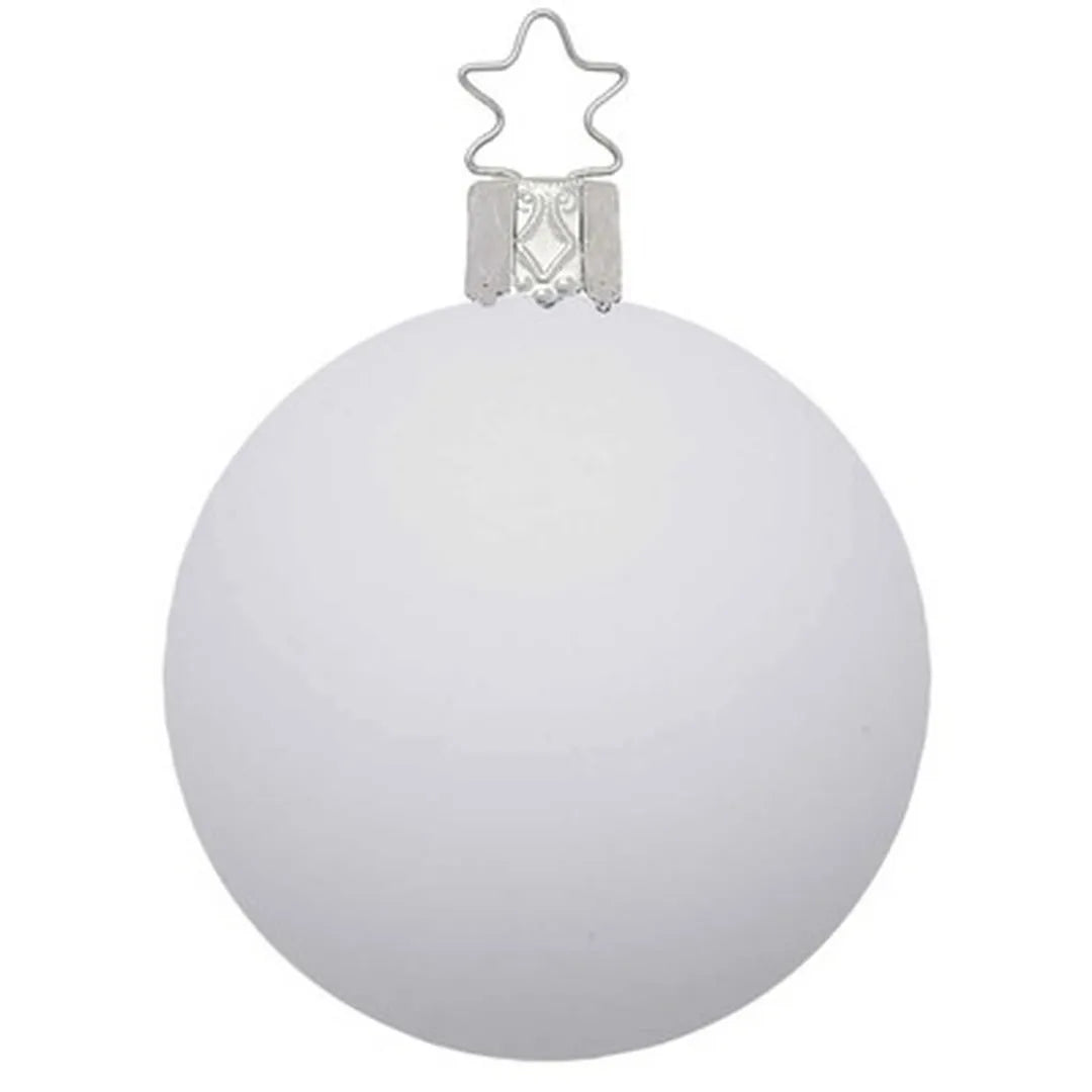 inge-glas-kugel-christbaumkugel-15-cm-porzellanwei-matt image 1