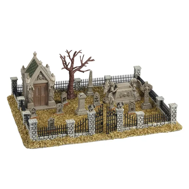 lemax-haunted-souls-graveyard-miniatur-friedhof-spooky-town image 1