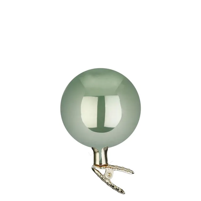 inge-glas-kugeln-auf-clip-christbaumkugel-salbei-opal-10-cm image 1