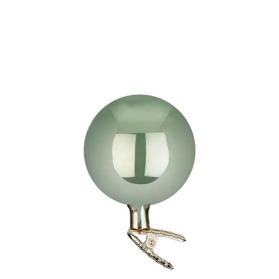 inge-glas-kugeln-auf-clip-christbaumkugel-salbei-opal-10-cm image 1