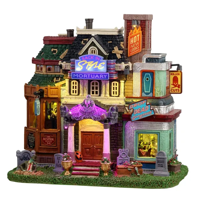 lemax-mortuary-makeovers-spooky-town-halloween-geb-ude image 1