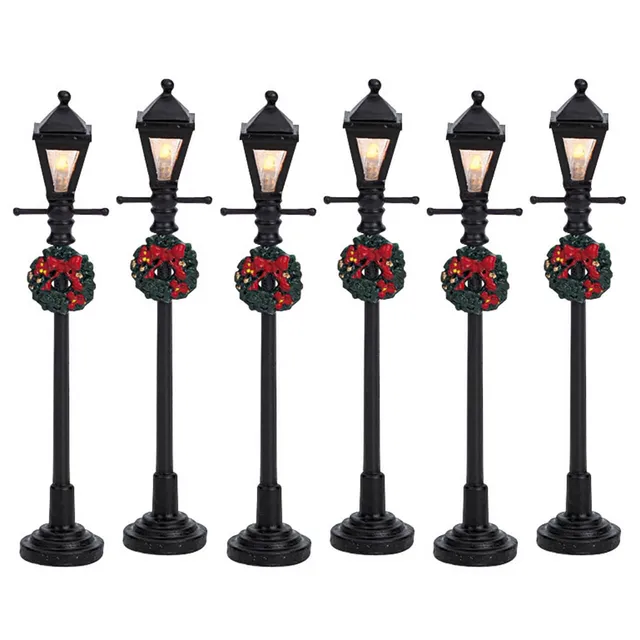 lemax-gas-lantern-street-lamp-stra-enlaternen-set-6-teilig image 1