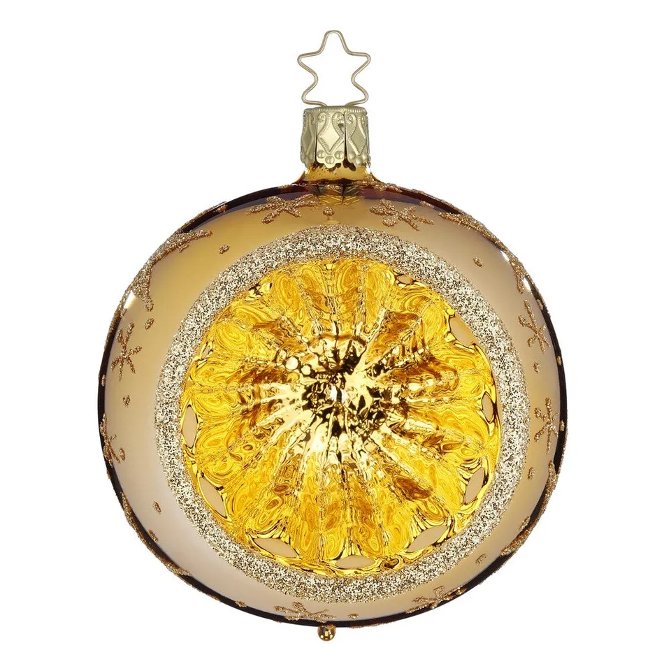 inge-glas-sternenhimmel-christbaumkugel-8-cm-gold image 1