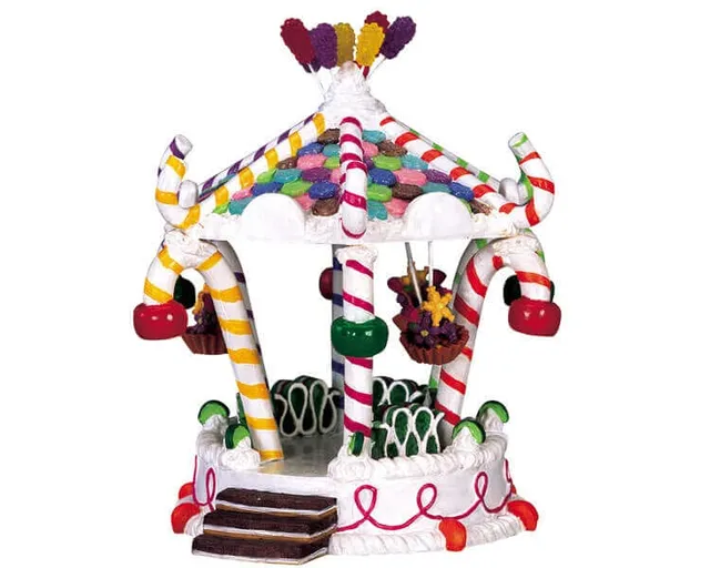 lemax-candy-cane-gazebo-sugar-n-spice-pavillon image 1
