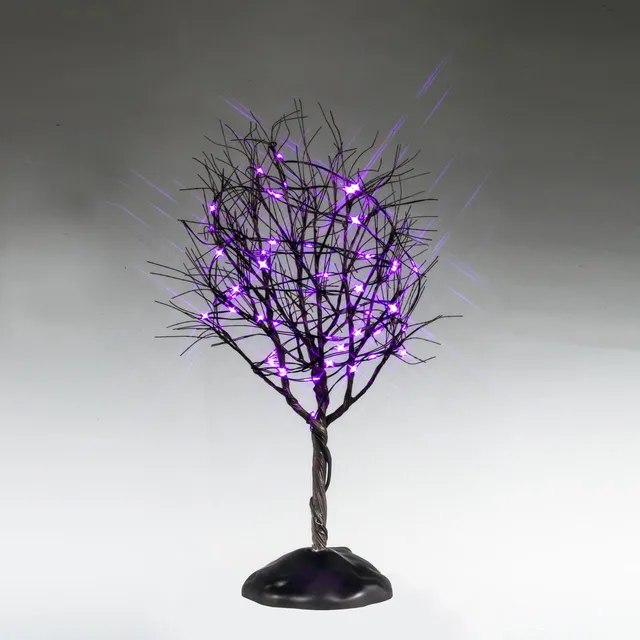 lemax-dry-tree-with-purple-lights-spooky-town-led-baum image 1