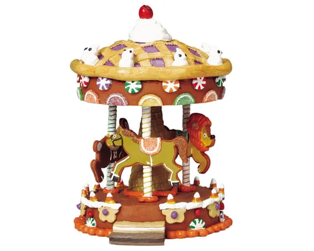 lemax-candy-carousel-sugar-n-spice-karussell image 1
