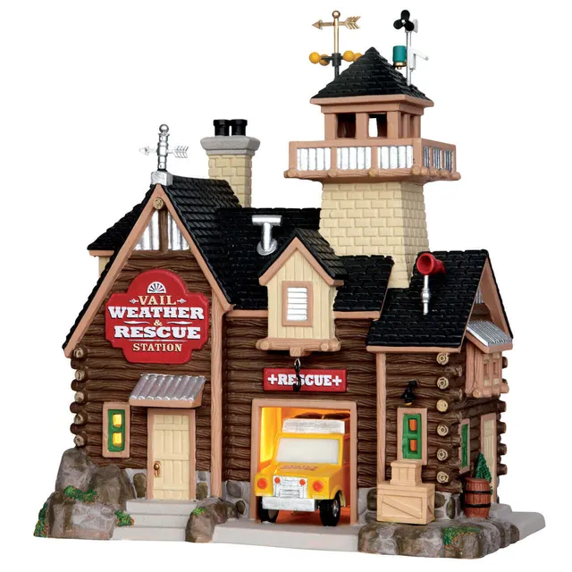 lemax-vail-weather-rescue-station-miniaturhaus image 1