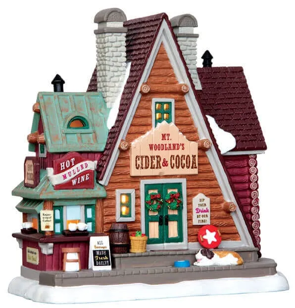 lemax-mt-woodland-s-cider-cocoa-holidays-seasons-miniaturhaus image 1