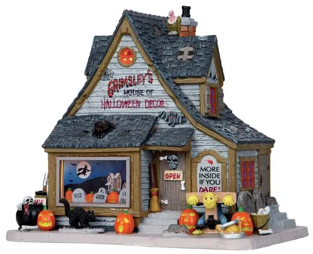 lemax-grimsley-s-house-of-halloween-decor-spooky-town image 1