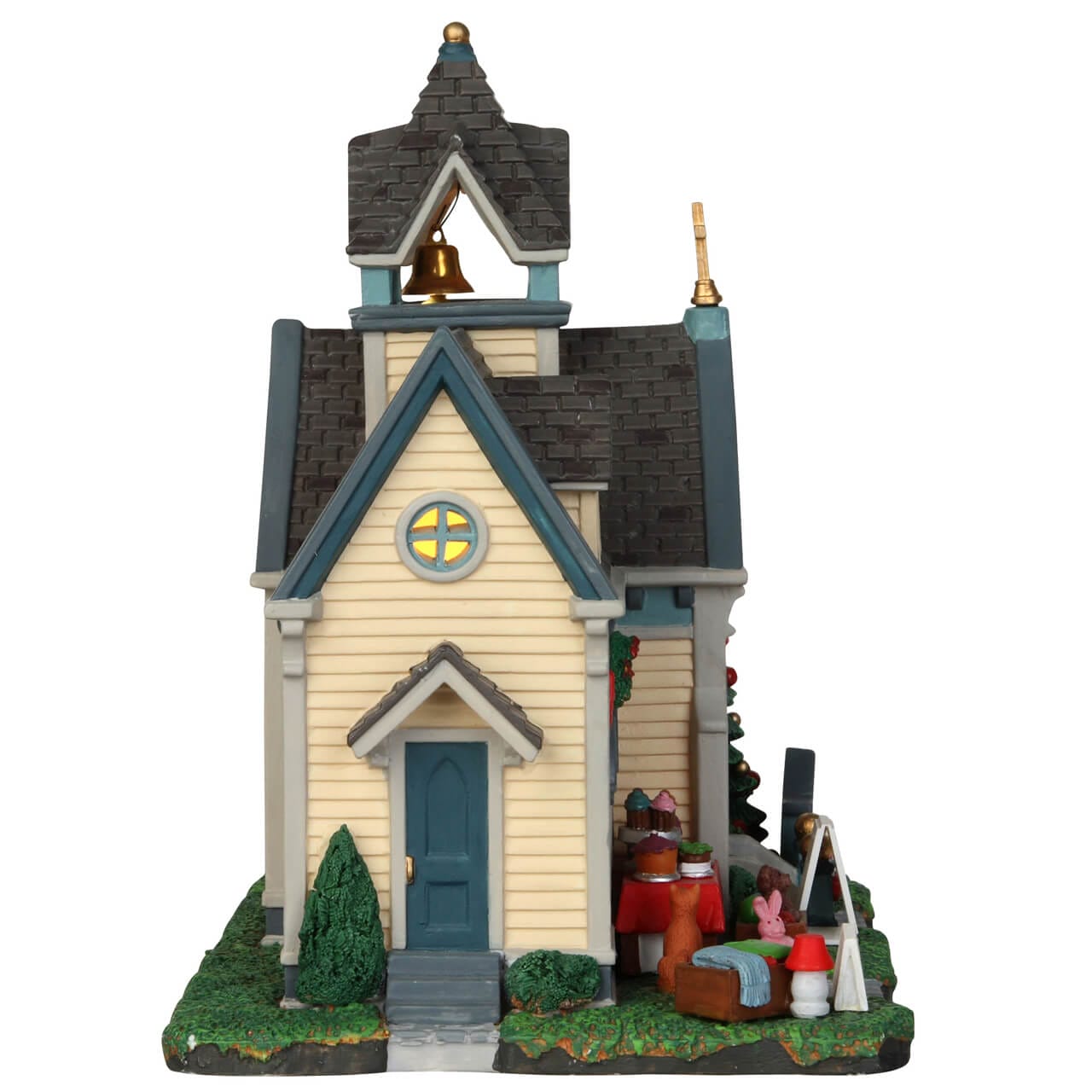 lemax-village-church-miniatur-kirche-weihnachtsdorf image 2