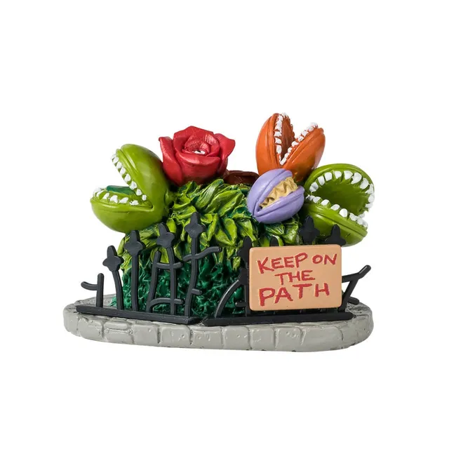 lemax-hungry-plants-spooky-town-miniatur-pflanzen-szene image 1