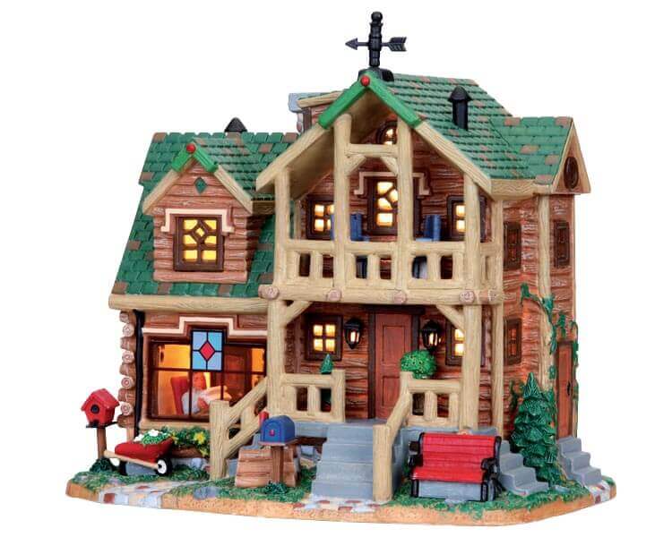 lemax-timber-ridge-retreat-beleuchtetes-miniaturhaus image 1