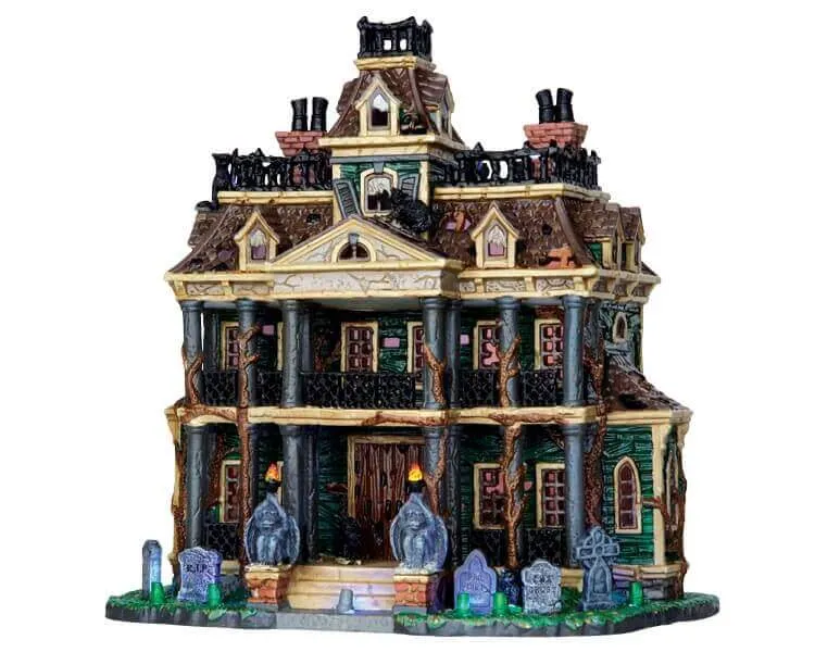 lemax-gothic-haunted-mansion-spooky-town-geisterhaus image 1