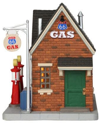lemax-vintage-gas-station-beleuchtete-miniatur-tankstelle image 3