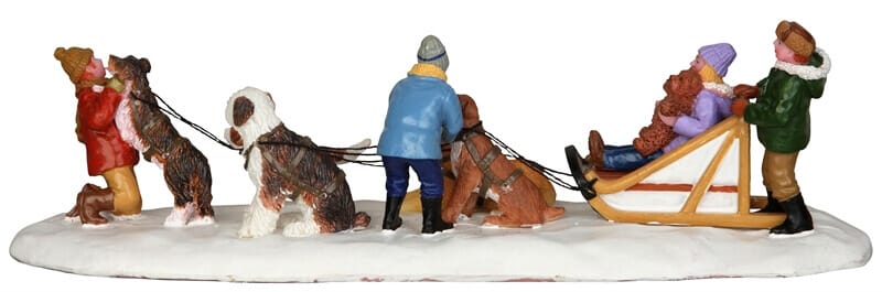 lemax-neighborhood-dogsled-team-hundeschlitten-figur image 3