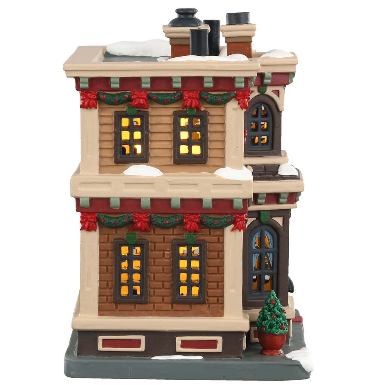 lemax-ashton-court-apartments-beleuchtetes-miniaturhaus image 2