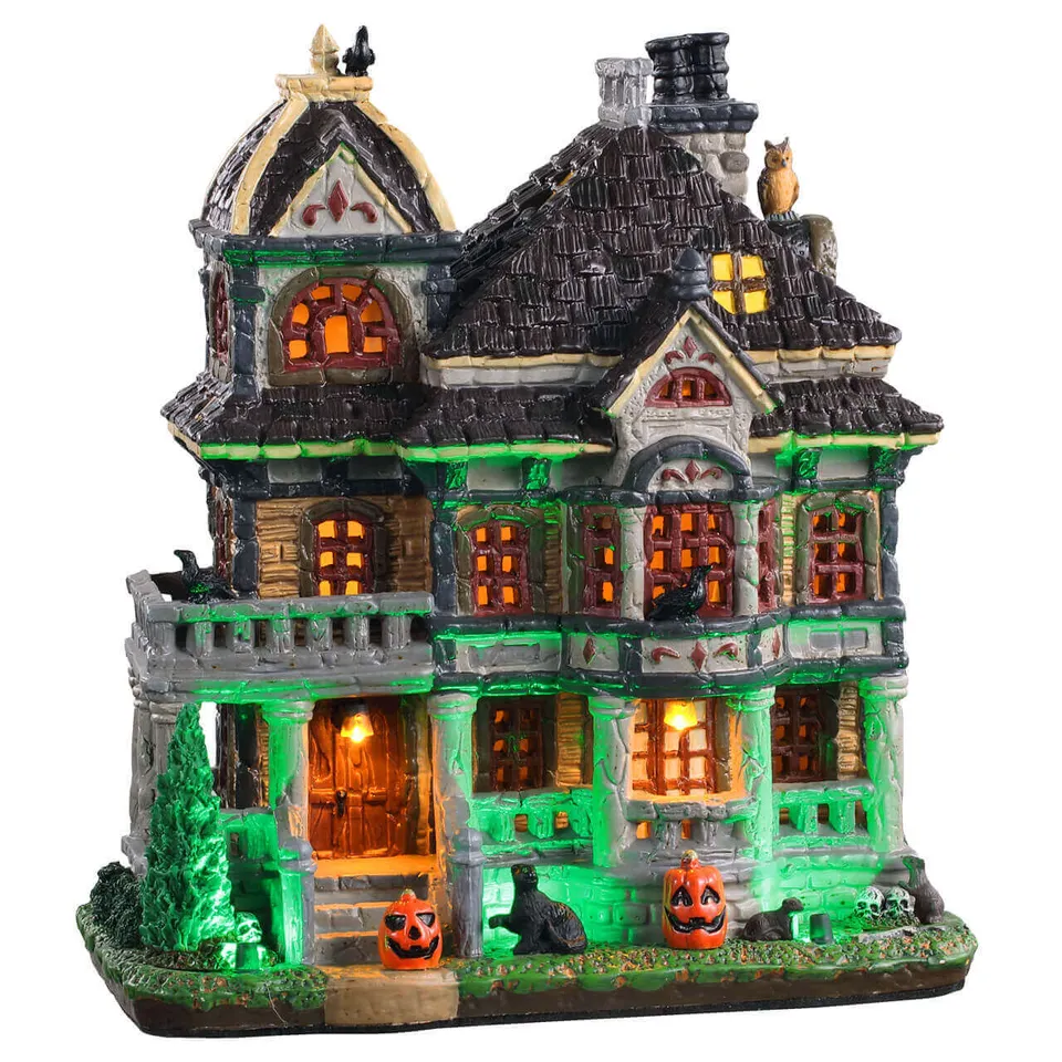 lemax-grimsbury-haunted-house-spooky-town-spukhaus image 1