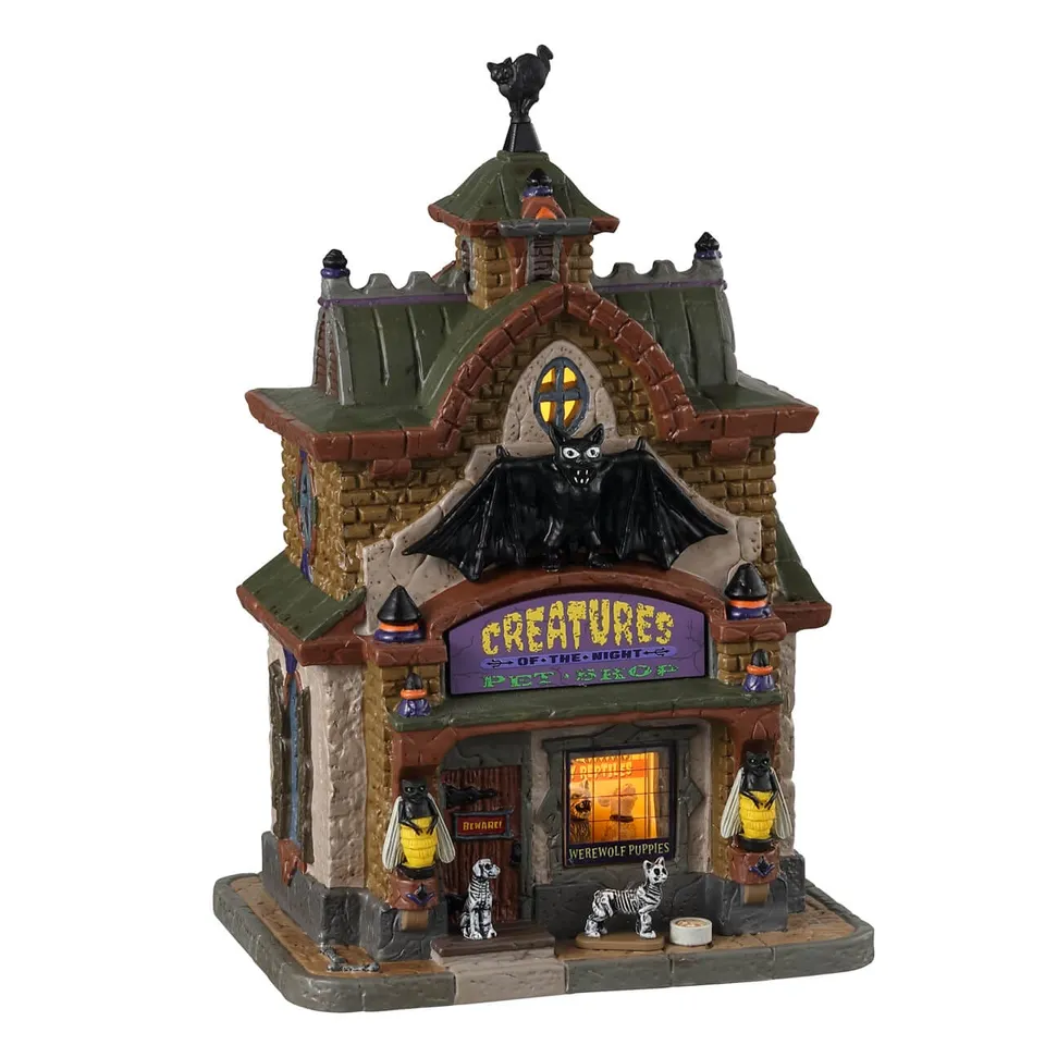 lemax-creatures-of-the-night-pet-shop-spooky-town-geb-ude image 1