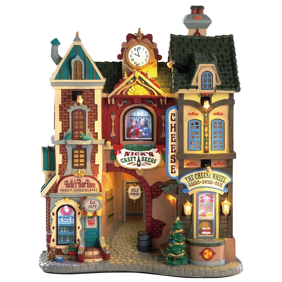 lemax-ye-olde-cobblestone-road-beleuchtete-miniatur-stra-e image 1