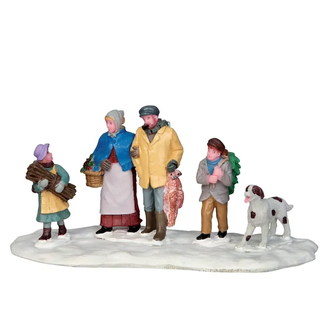 lemax-rural-victorian-family-weihnachtsfiguren-set-familie image 1