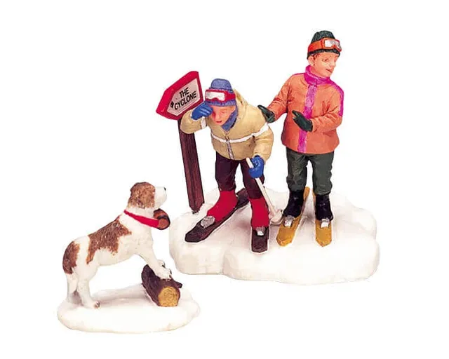 lemax-holidays-seasons-figur-st-bernard-a-brother-s-mischief image 1