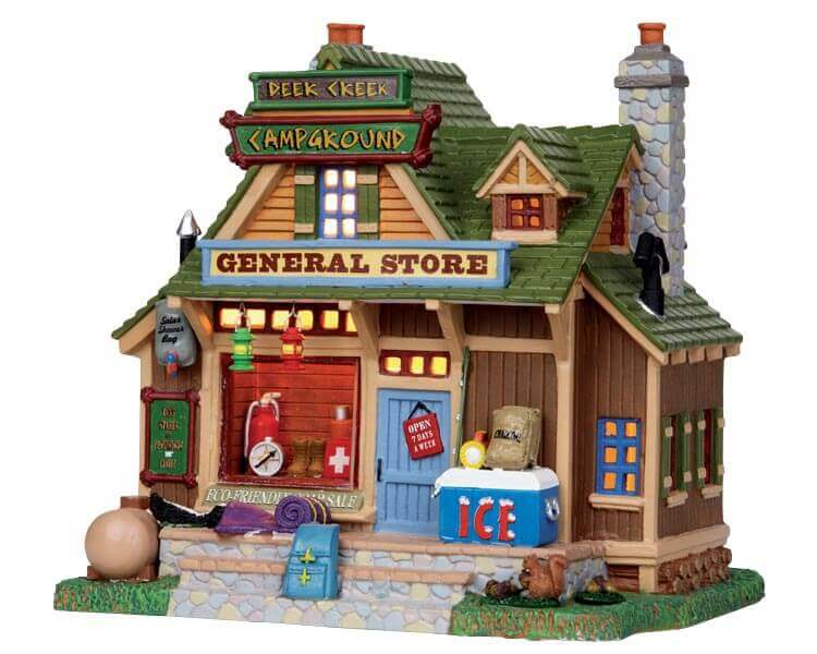 lemax-deer-creek-general-store-miniatur-kaufladen-weihnachtsdorf image 1