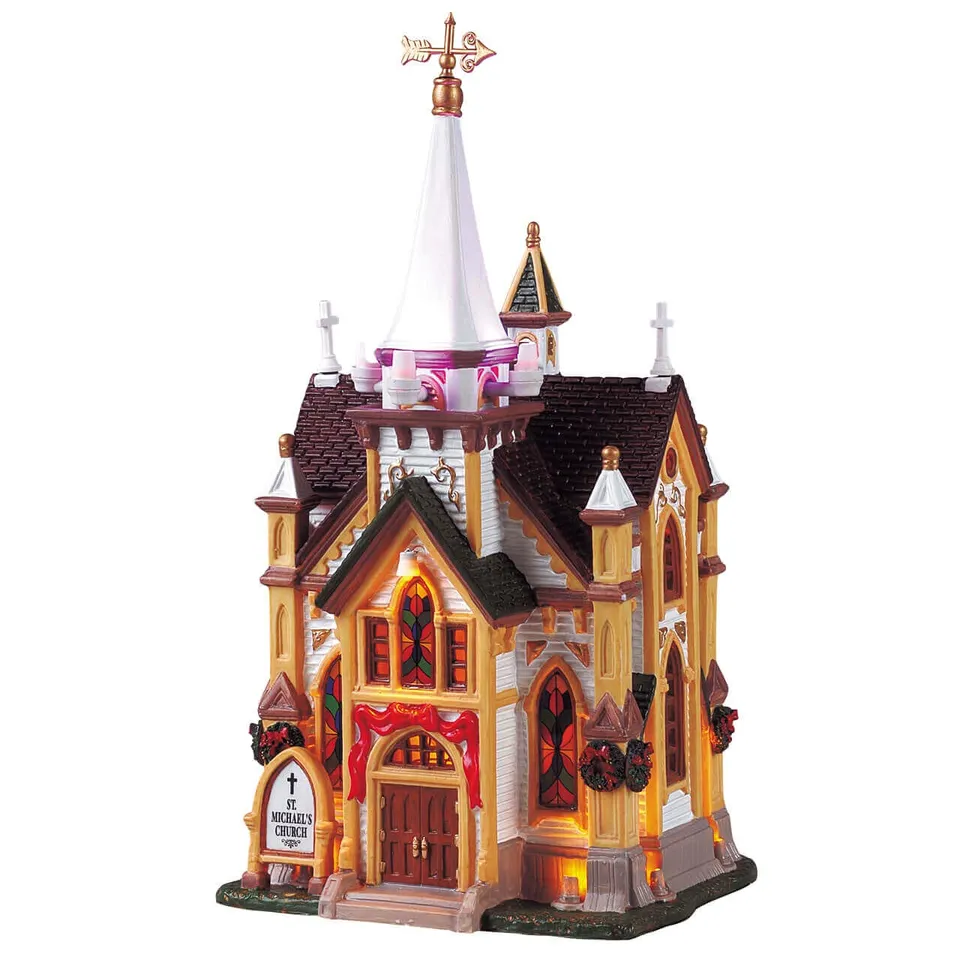 lemax-st-michael-s-church-kirche-miniatur image 1