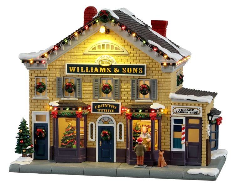 lemax-williams-sons-country-store-beleuchtetes-miniaturhaus-norman-rockwell image 2
