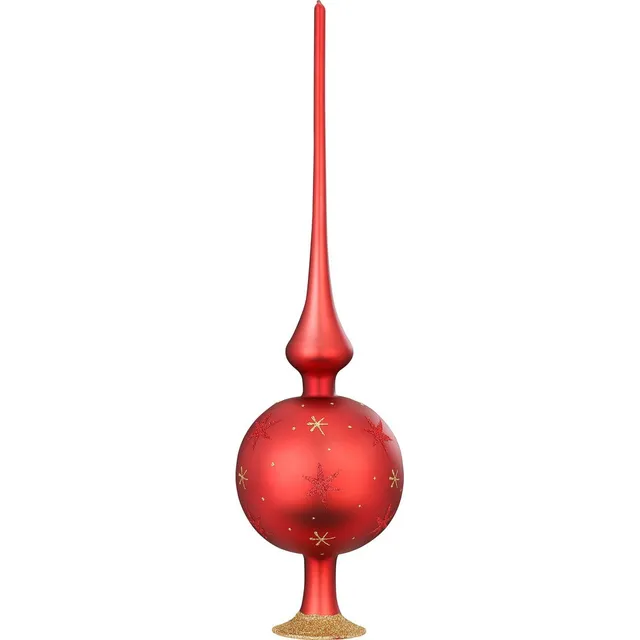 inge-glas-sternenhimmel-christbaumspitze-10-x-36-cm-chianti-matt image 1