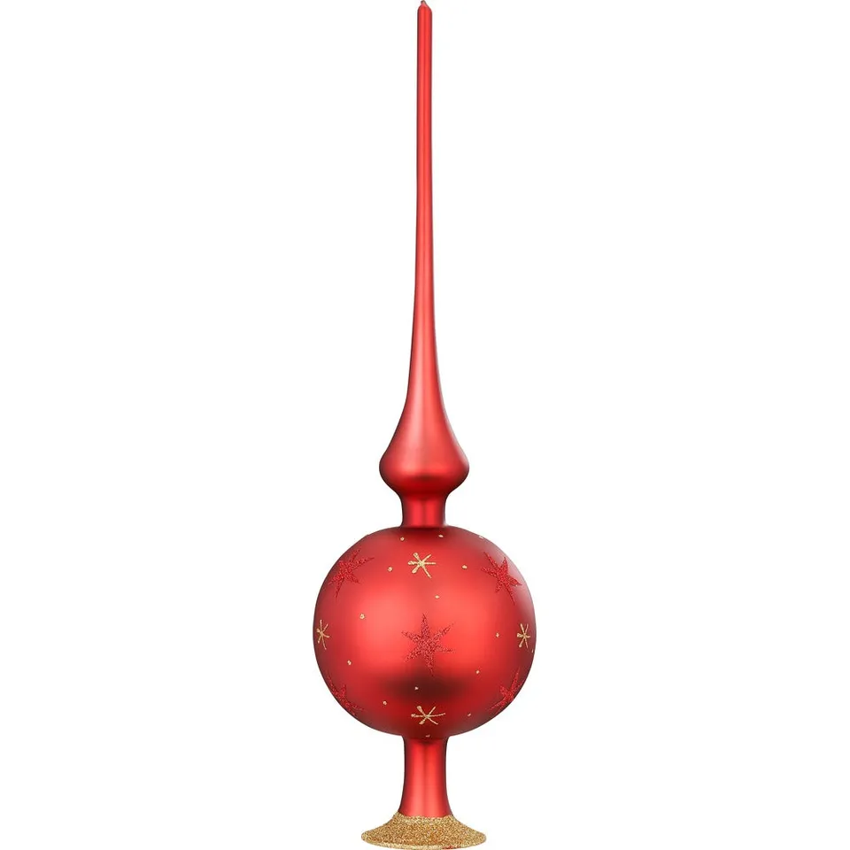 inge-glas-sternenhimmel-christbaumspitze-10-x-36-cm-chianti-matt image 1