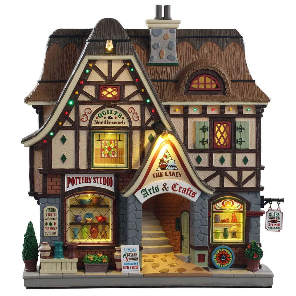 lemax-the-lanes-arts-and-crafts-beleuchtetes-haus image 1