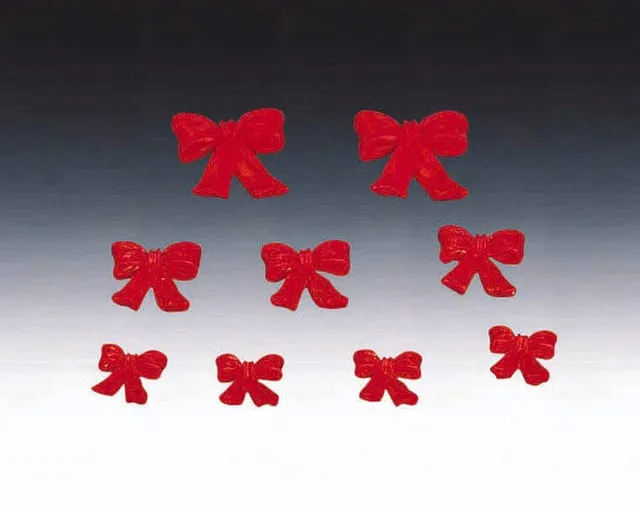 lemax-red-x-mas-bow-set-9-christbaumschleifen image 1