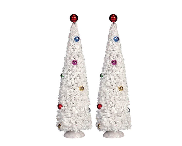 lemax-white-christmas-tree-medium-miniaturbaum-wei image 1