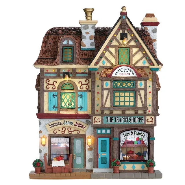 lemax-the-teapot-shoppe-miniaturhaus-beleuchtet image 1