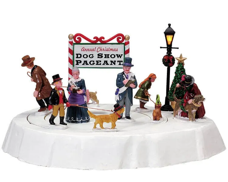 lemax-dog-show-pageant-hundeausstellung-figurenszene image 1