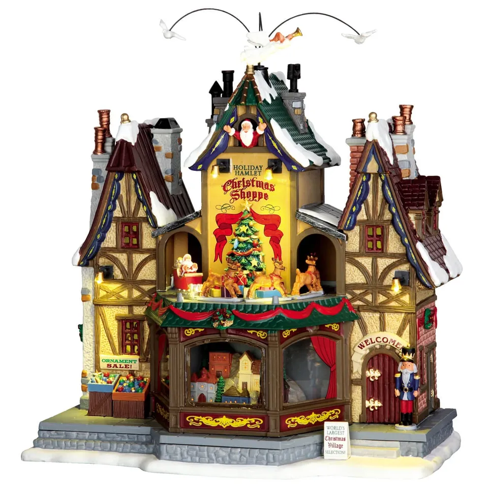 lemax-holiday-hamlet-christmas-shoppe-weihnachtsladen-aus-der-caddington-serie image 1