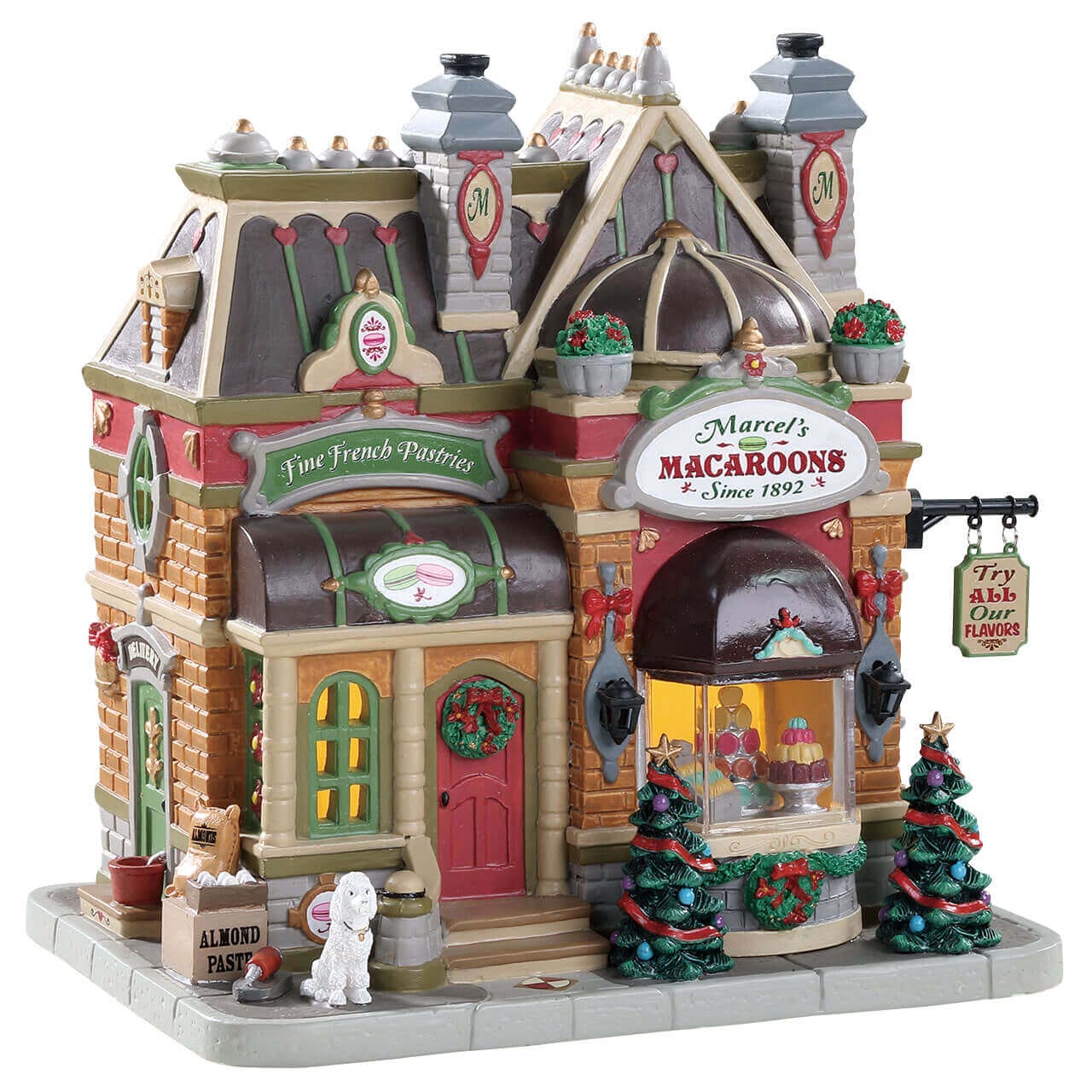 lemax-marcels-macaroons-miniatur-shop-f-r-weihnachtsdorf image 1
