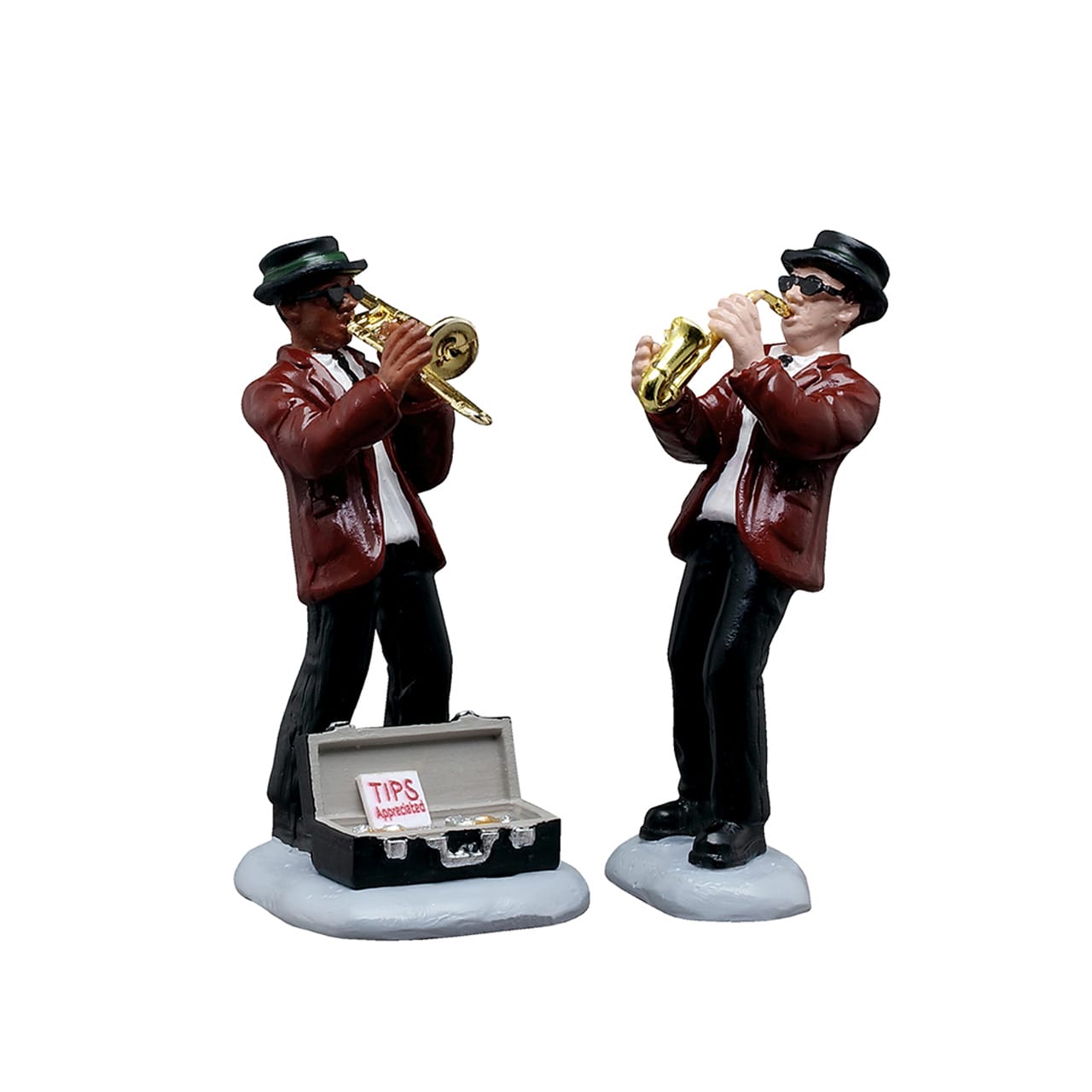lemax-jazz-duo-figuren-set-saxophon-trompete image 1