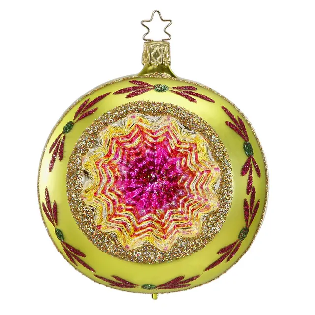 inge-glas-christbaumkugel-funkelnder-reflex-gr-n-10-cm image 1