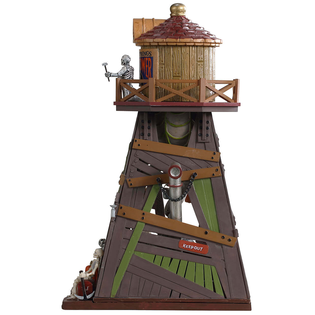 lemax-spooky-springs-water-tower-spooky-town-turm-miniatur image 3