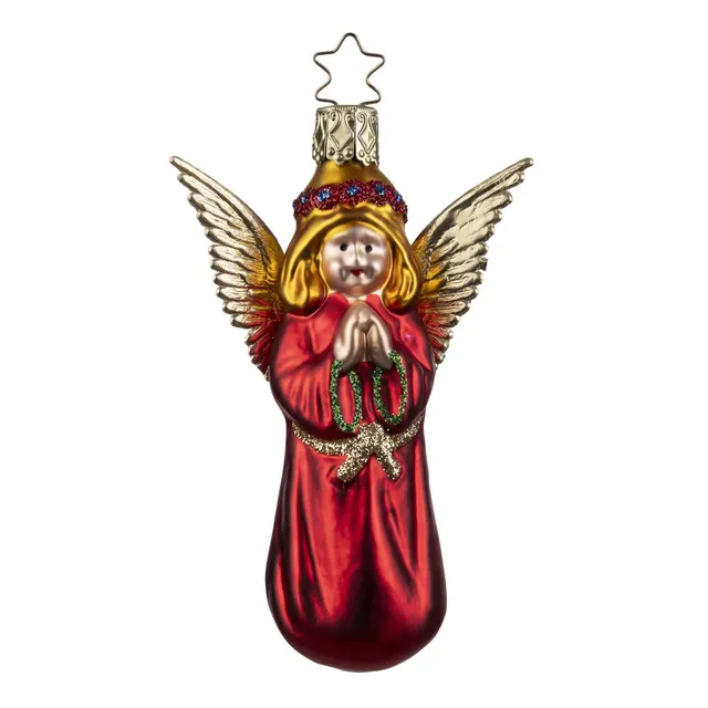 inge-glas-festlicher-engel-christbaumkugel-10-5-cm image 1