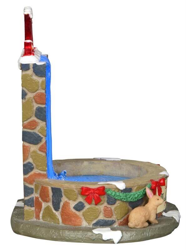 lemax-frozen-fountain-miniatur-brunnen-weihnachtsdorf image 2