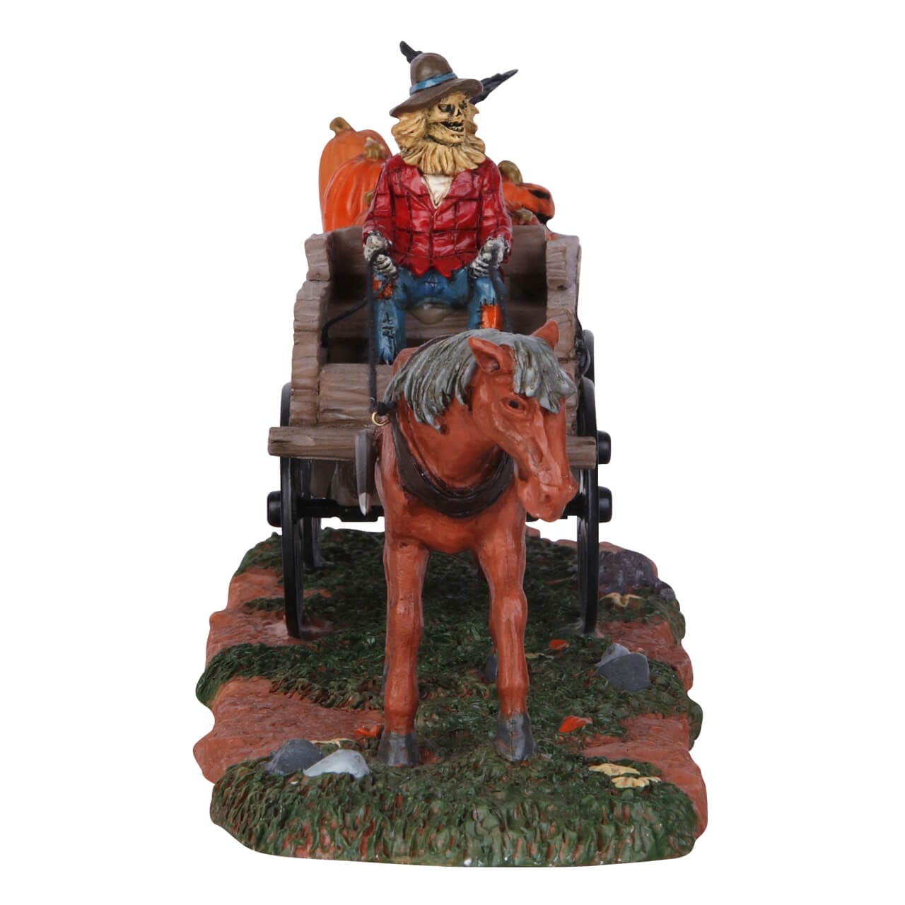 lemax-pumpkin-wagon-miniaturfahrzeug-spooky-town image 2