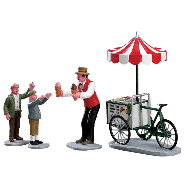 lemax-gelato-cart-4-teiliges-miniatur-set-eiswagen-zubeh-r-f-r-weihnachtsdorf image 1
