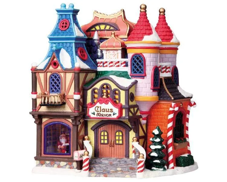 lemax-claus-manor-beleuchtetes-miniaturhaus image 1