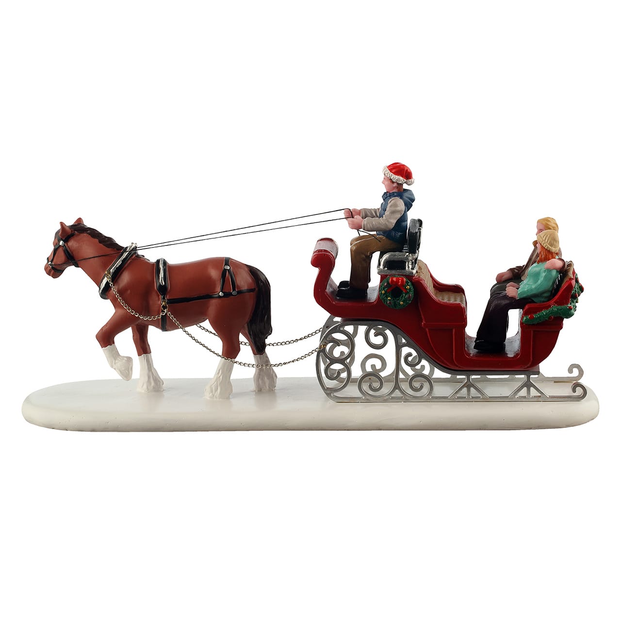lemax-holiday-sleigh-ride-schlitten-figur-paar image 4