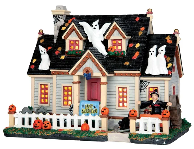 lemax-trick-or-treat-house-spooky-town-gruselhaus image 1