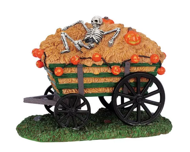 lemax-spooky-haywagon-miniatur-szene-spooky-town image 1