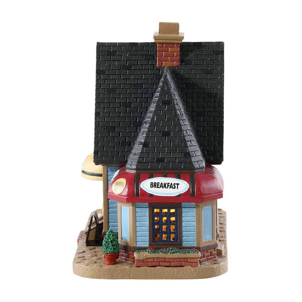 lemax-wallys-waffle-house-beleuchtetes-miniaturhaus-weihnachtsdorf image 2