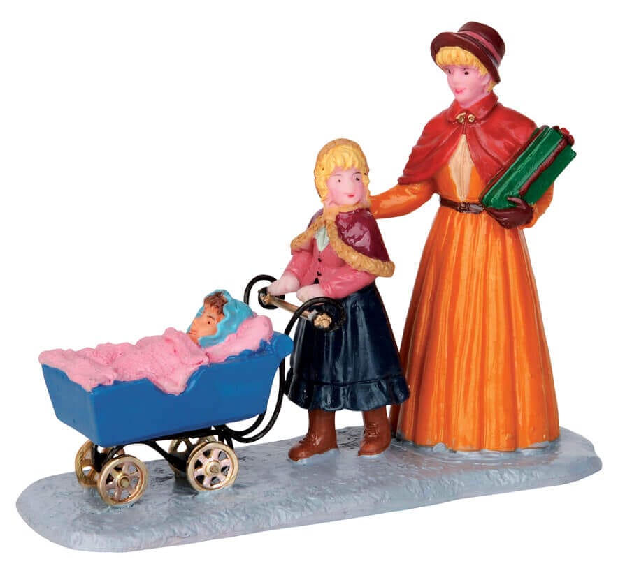 lemax-out-with-dolly-weihnachts-miniaturfigur-spaziergang image 2